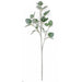 33" Flocked Artificial Eucalyptus Leaf Stem -Green (pack of 12) - P200630