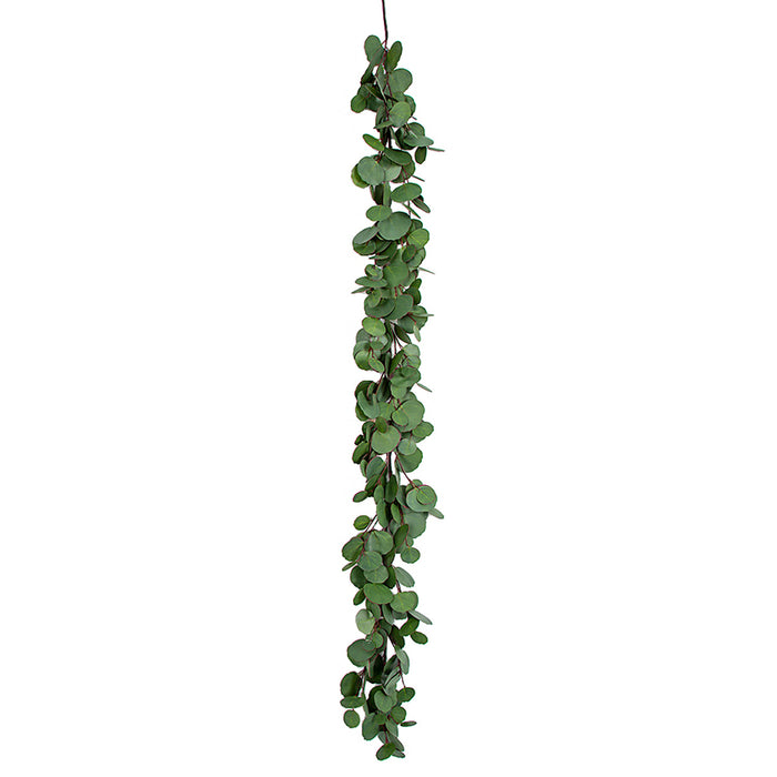 5' Eucalyptus Silk Garland -Green (pack of 2) - P200960