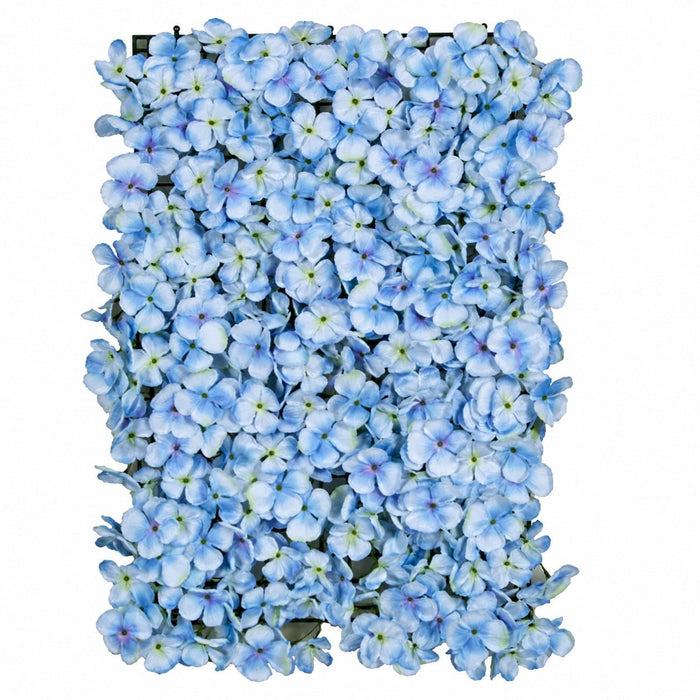 25"x17.5" Silk Flowering Hydrangea Mat -Blue (Pack of 4) - P-201102