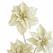 32" Iridescent Silk Poinsettia Flower Stem -Light Green (Pack of 12) - P-240290