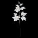 38" Metallic Maple Leaf Silk Stem -Cream (Pack of 12) - P-260431