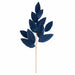25.5" Velvet Artificial Magnolia Leaf Stem -Navy (Pack of 24) - P-260550