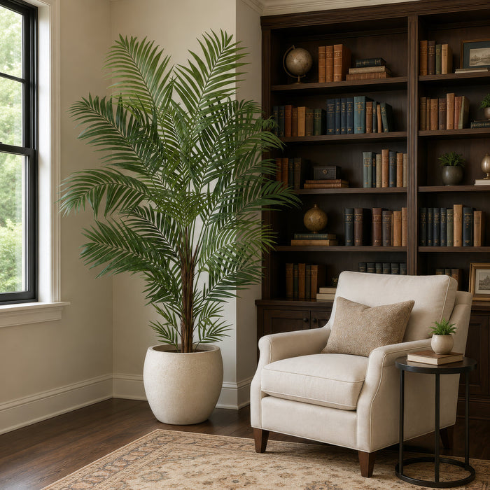 7' Deluxe Areca Silk Palm Tree -Green - P2670