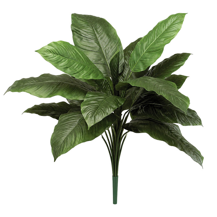 36" Soft-Touch Peace Lily Spathiphyllum Silk Plant -Green (Pack of 3) - P3870