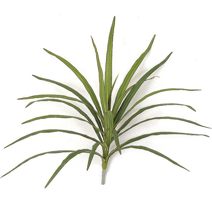 16" Dracaena Head Silk Plant -Green/Red (pack of 12) - P5010
