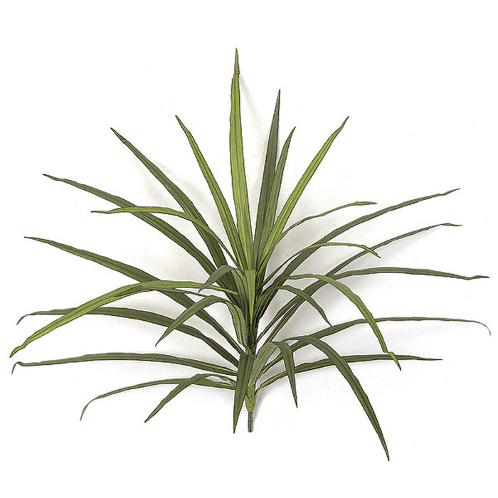 18" Dracaena Head Silk Plant -Green/Red (pack of 12) - P5011