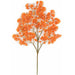 25" Silk Mini Ginkgo Leaf Stem -Orange (Pack of 24) - P83730