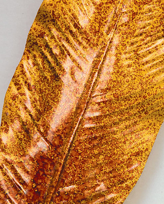 29" Soft-Touch Metallic Artificial Leaf Stem -Copper (Pack of 24) - P-85350