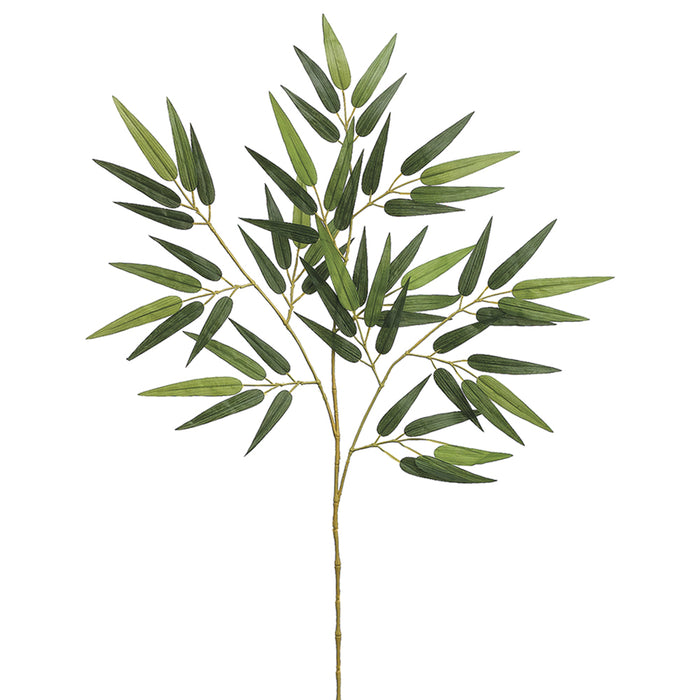 27" Silk Bamboo Branch Stem -Green (pack of 24) - PB5560-