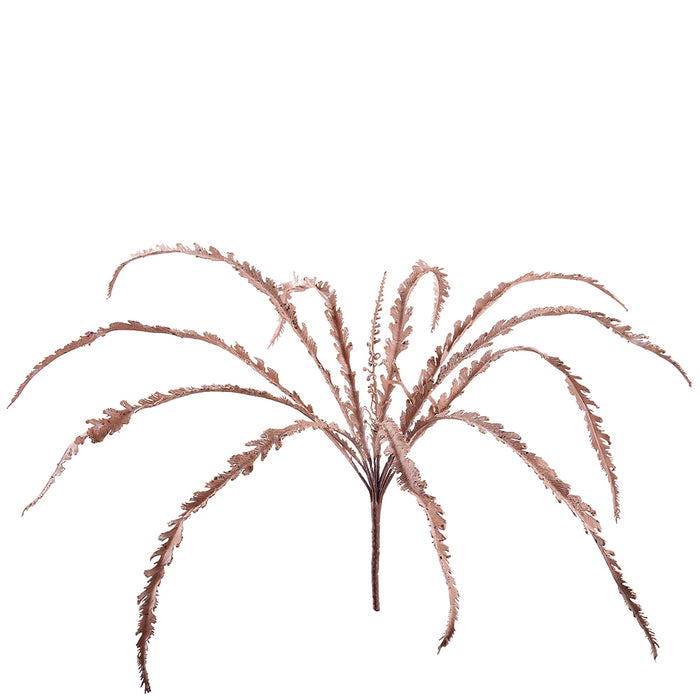 27.5" Artificial Dried-Look Fern Plant -Beige (Pack of 12) - PBB021-BE