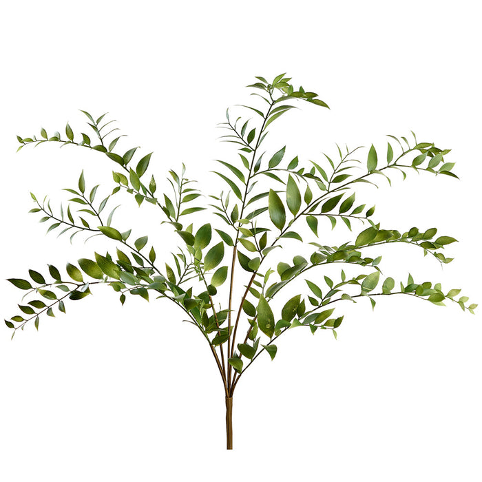 30" Silk Asian Bayberry Leaf Plant -Green (Pack of 12) - PBB166-GR