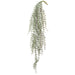 30" Hanging Mini Button Leaf Silk Plant -Green (Pack of 12) - PBB460-GR