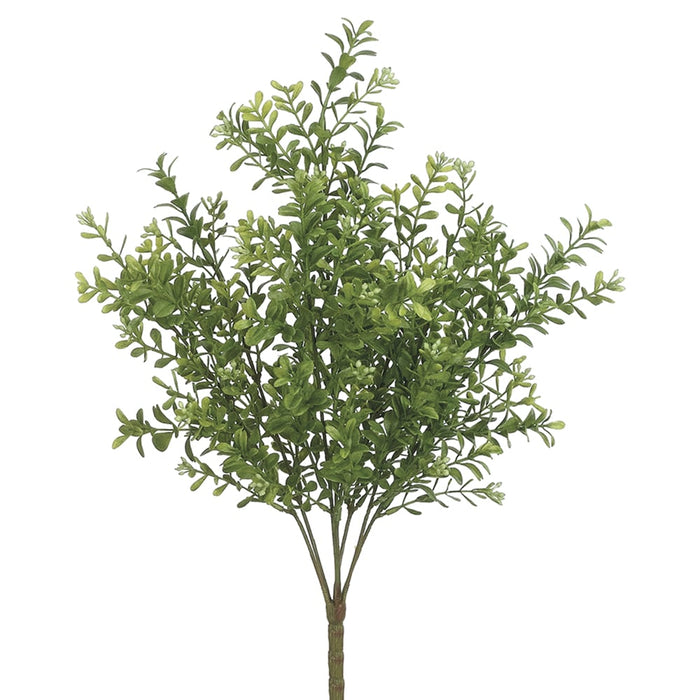 17" Boxwood Artificial Plant -2 Tone Green (Pack of 12) - PBB616-GR/TT