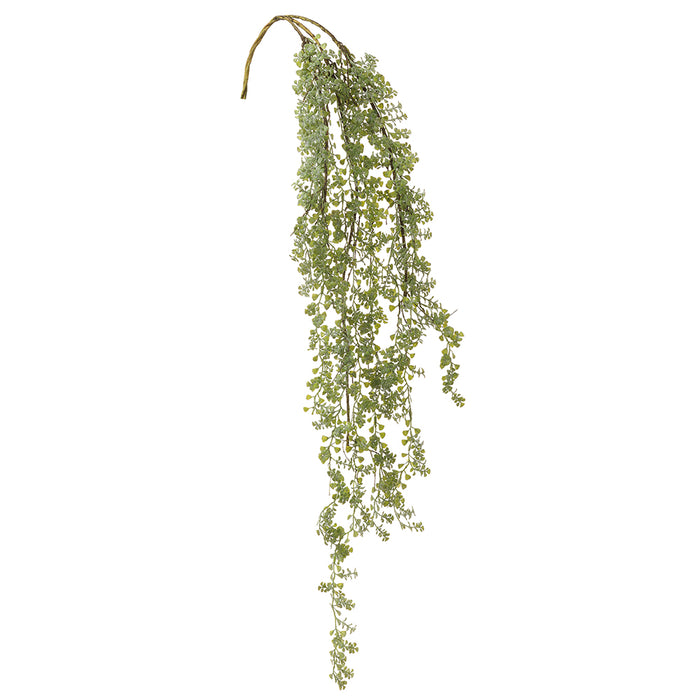 hanging button leaf plant 43" Silk Hanging Button Leaf Plant -Green (Pack of 12)