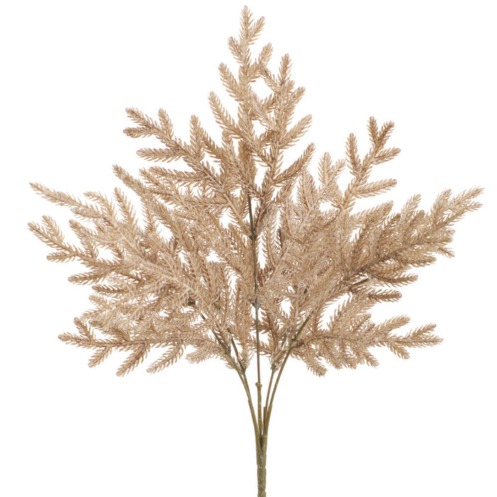 15" Artificial Cypress Plant -Beige (Pack of 24) - PBC070-BE