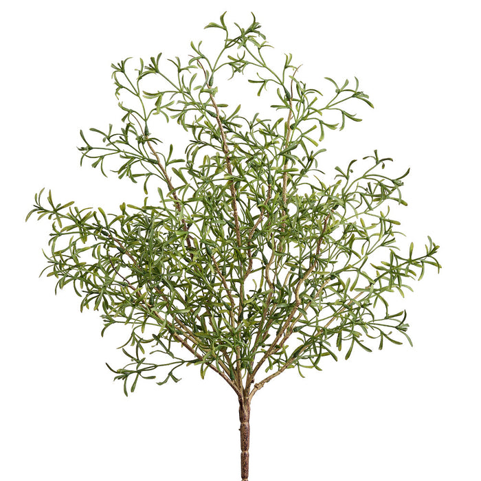 22" Crystalwort Leaf Silk Plant -Green (Pack of 12) - PBC077-GR