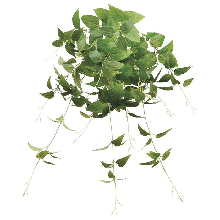 30" Clematis Leaf Silk Plant -Green (Pack of 24) - PBC196-GR