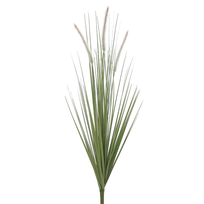 36" Dog Tail Grass Artificial Plant -Green (Pack of 12) - PBD336-GR