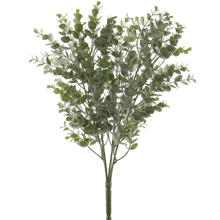 18" Silk Eucalyptus Leaf Plant -Green (pack of 12) - PBE172-GR