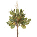 18" Seeded Eucalyptus Leaf Silk Stem Bundle -Green (Pack of 12) - PBE495-GR