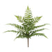 21" Outdoor UV-Resistant Artificial Fern Leaf Plant -Green (Pack of 6) - PBF007-GR