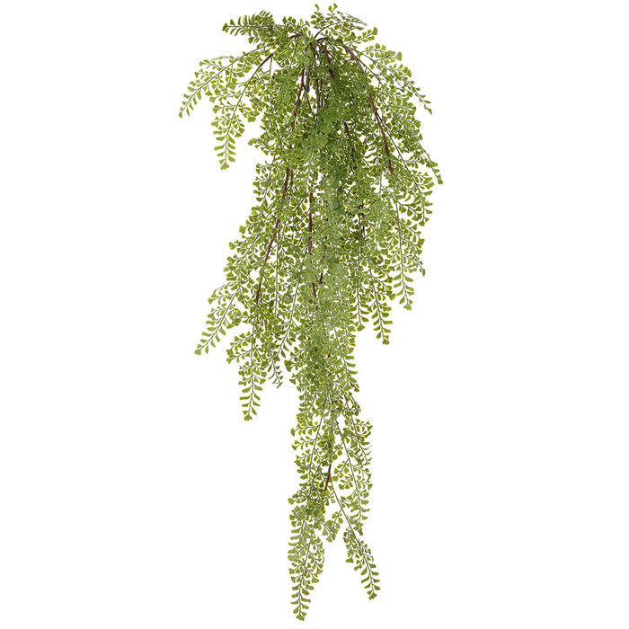 41" Hanging Maidenhair Fern Silk Plant -Green (Pack of 6) - PBF012-GR
