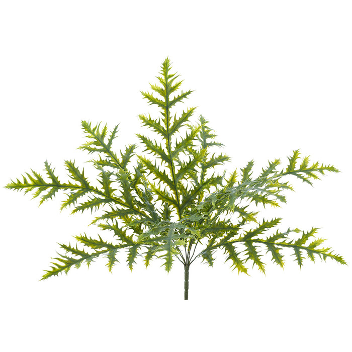 20" Spiky Fern Leaf Artificial Plant -Green (Pack of 6) - PBF013-GR