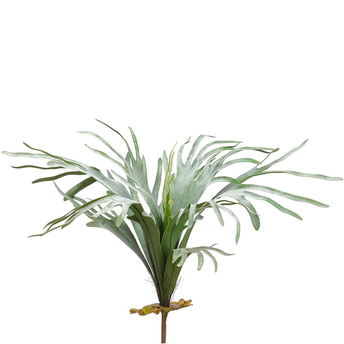30" Artificial Staghorn Fern Plant -Green (pack of 6) - PBF031-GR