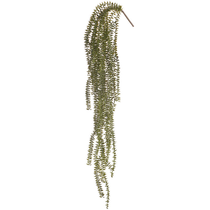 42" PE Soft-Touch Hanging Fern Leaf Artificial Plant -Green (Pack of 12) - PBF044-GR