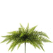 20" Artificial Leather Fern Plant -Green (pack of 6) - PBF132-GR