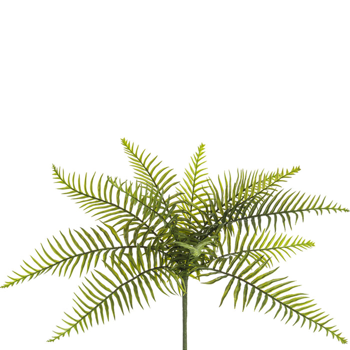 16.5" Artificial Sword Fern Leaf Plant -Green (pack of 6) - PBF141-GR