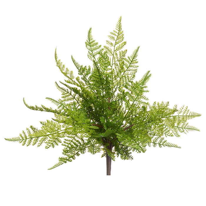 20" Outdoor UV-Resistant Artificial Lace Fern Plant -Green (Pack of 12) - PBF288-GR