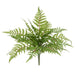 22" Outdoor UV-Resistant Artificial New Leather Fern Plant -Green (Pack of 6) - PBF289-GR