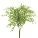 13" Soft Touch PE Plastic Button Fern Plant -Green (pack of 12) - PBF328-GR