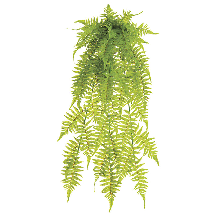 35" UV-Resistant Outdoor Artificial Soft Touch PE Boston Fern Plant -Green (pack of 6) - PBF329-GR