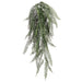 34" Outdoor UV-Resistant Artificial Hanging Boston Fern Leaf Plant -Green (Pack of 8) - PBF401-GR
