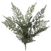 18" Outdoor UV-Resistant Artificial Leather Fern Leaf Plant -Green (Pack of 12) - PBF404-GR