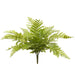 21" PE Soft-Touch Leather Fern Leaf Artificial Plant -Green (Pack of 6) - PBF431-GR