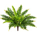 17" Outdoor UV-Resistant Artificial Boston Fern Plant -Green (Pack of 12) - PBF433-GR