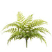 22" Outdoor UV-Resistant Artificial New Leather Fern Leaf Plant -Green (Pack of 6) - PBF544-GR
