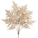 28" Artificial Fern Leaf Plant -Beige (Pack of 6) - PBF659-BE