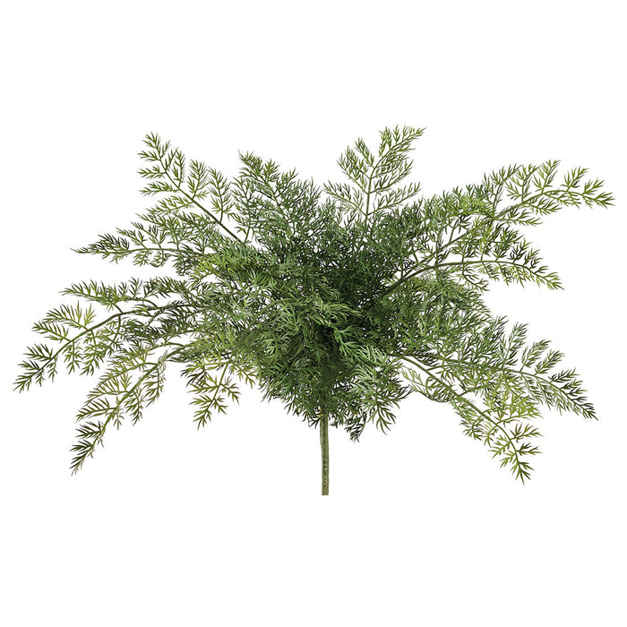 23" Hen And Chicken Fern Leaf Artificial Plant -Green (Pack of 6) - PBF831-GR