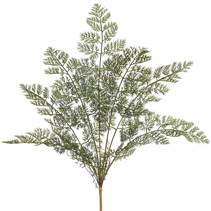 35" Hen And Chicken Fern Leaf Artificial Plant -Green (Pack of 6) - PBF900-GR