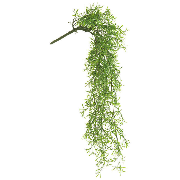 29" Outdoor UV-Resistant Artificial Hanging Sprengeri Fern Plant -Green (Pack of 12) - PBF906-GR