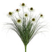 23.5" Rudbeckia Black-Eyed Susan Artificial Flower Grass Bush -White (Pack of 20) - PBG008-WH