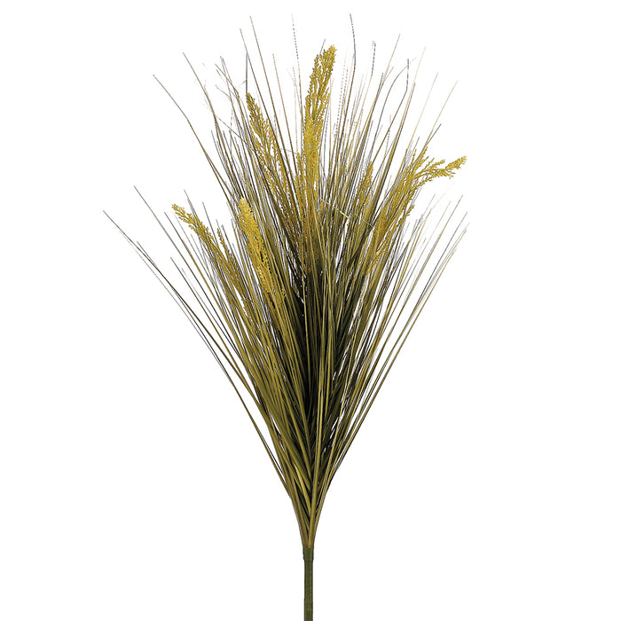 31" Grass Artificial Plant -Olive Green (Pack of 12) - PBG016-OG
