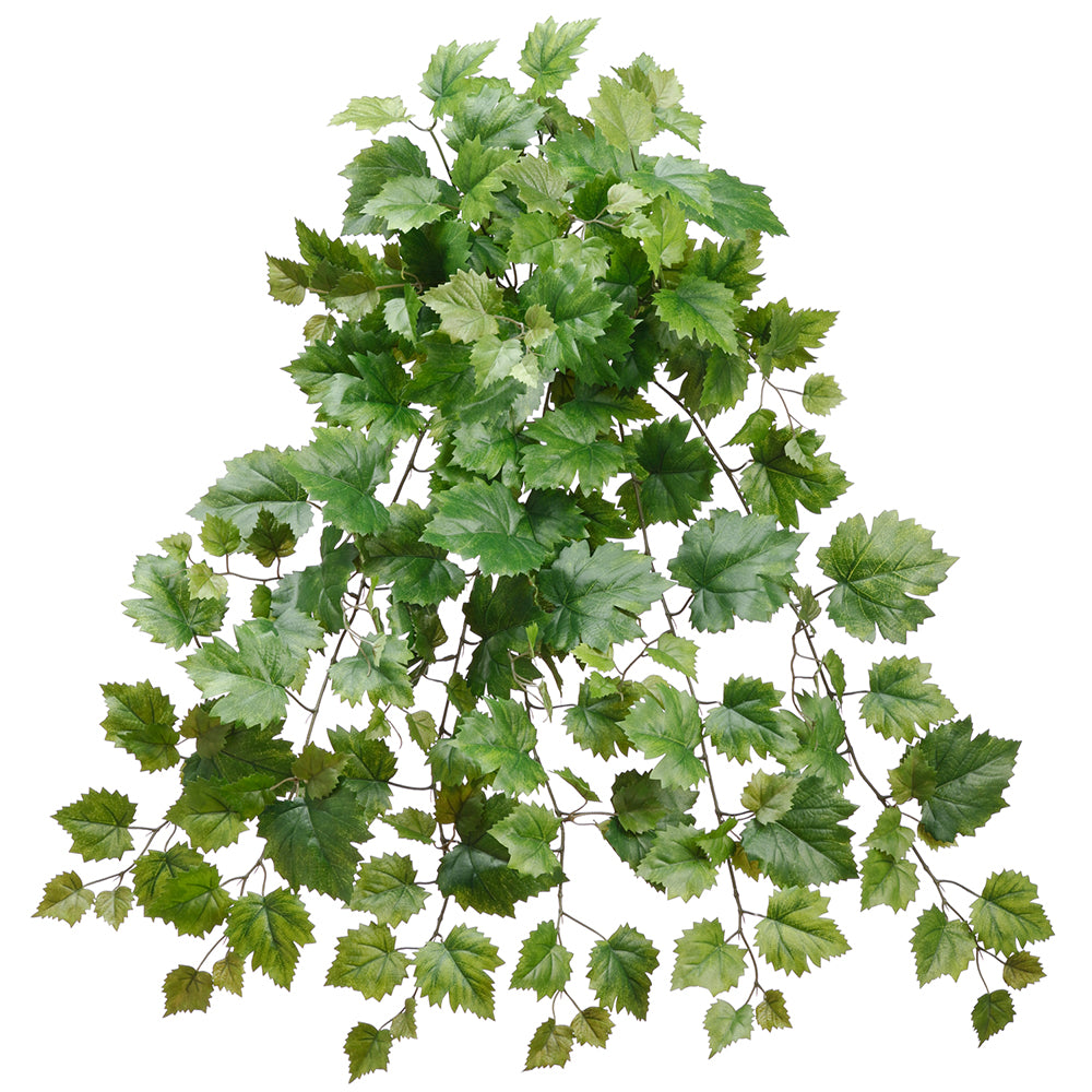 37 in. Artificial Berry Ivy Leaf Vine Hanging Plant Greenery Foliage Bush  (Set of 2)