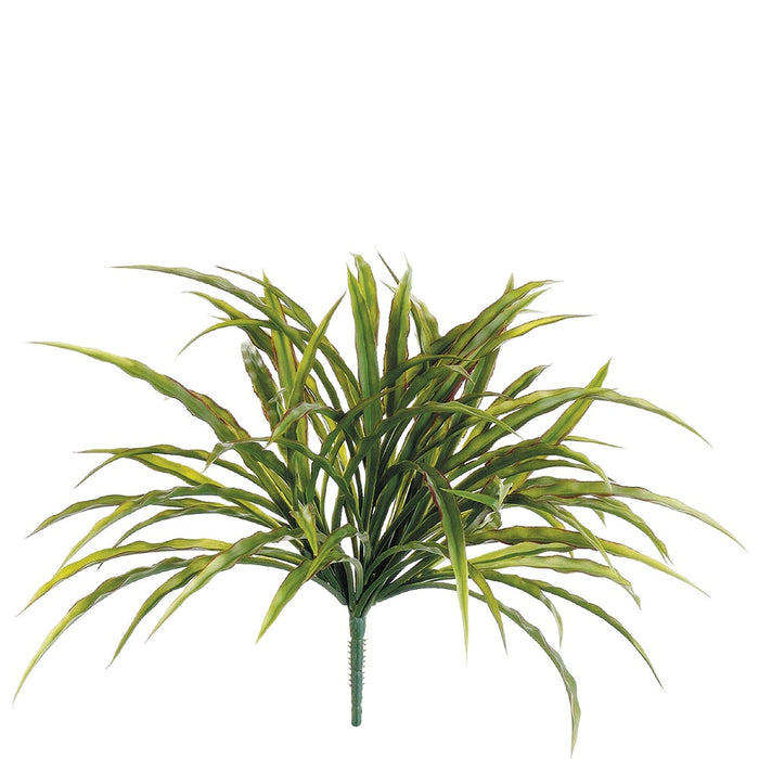 13" Grass Silk Plant -Green/Burgundy (pack of 12) - PBG113-GR/BU