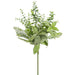 20" Mixed Silk Sage Leaf & Boxwood Stem -Green (pack of 12) - PBG433-GR