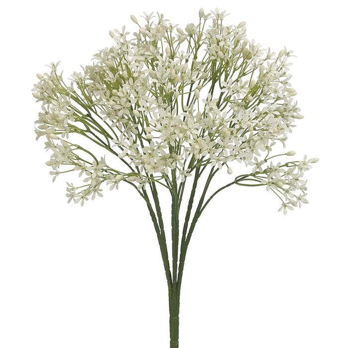 15" Gypsophila Baby's Breath Artificial Flower Bush -White (pack of 12) - PBG482-WH